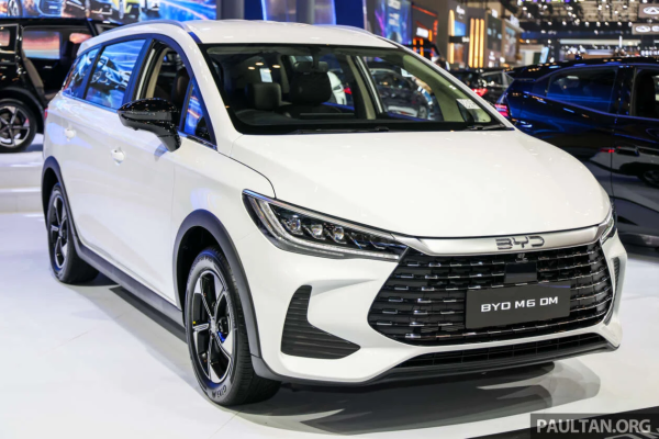 2026 BYD M6 DM � ��������� � PHEV MPV � 163 �.�., 210 ��, ���������� �� 110 �� NEDC EV, �� RM67k