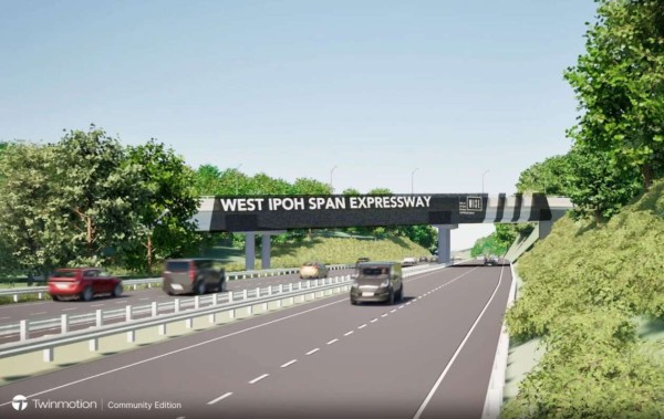 ������ West Ipoh Span Expressway (WISE) ������� �������������� � ������� 5,55 ���� ���������, ������� ������� ������������ �����