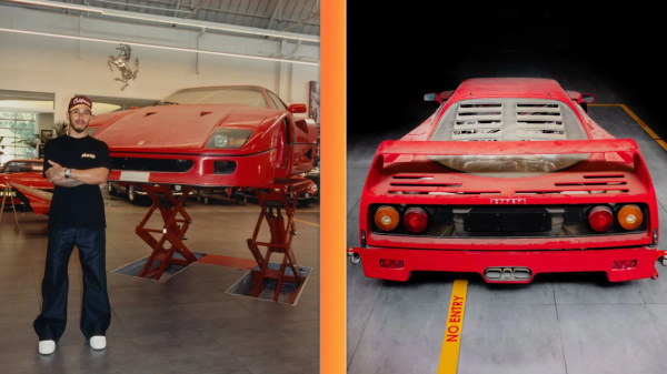 ����� �������� ����� �������� ������� � ����� Ferrari F40
