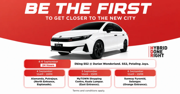 ��������� ��������������� �������� ������������ Honda City � SS2 Durian Wonderland, Alamanda, MyTOWN, Sunway Pyramid