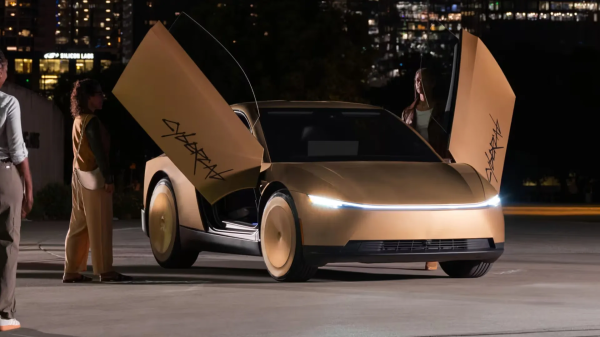 � Tesla Cybercab �� ������ ����������� ����. � ���� ���� ��� ��������� �����������