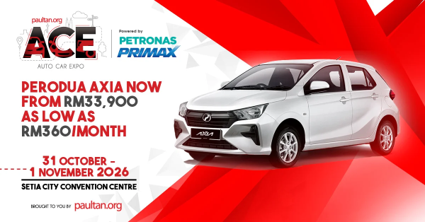 ACE 2026: Perodua Axia 1.0L G �� 33 900 ��������� � �������� ������� ��� ���, ��� ������� �������� ���������� � ������������ � �������� ��������������.