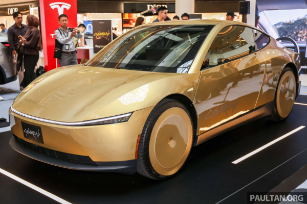 Tesla CyberCab ��������������� � �������� � ����������� ����� � �������-���������, ��� ���� � �������